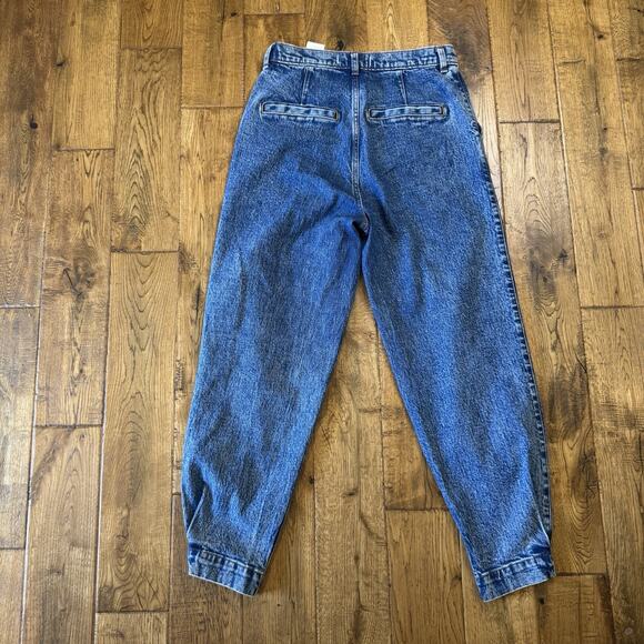 Abercrombie Fitch Ultra High Rise Tapered Womens Jeans Size 28/6R Acid Wash - Picture 7 of 8